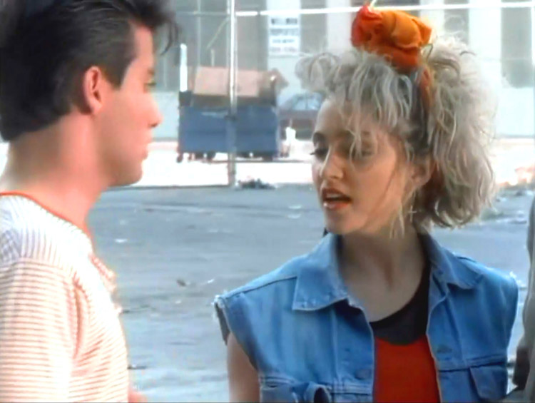 Los Angeles filming location from the 1984 music video for the Madonna song Borderline.