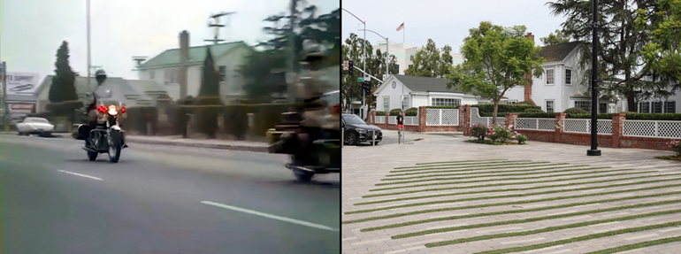 The 9300 block of Washington Blvd in Culver City