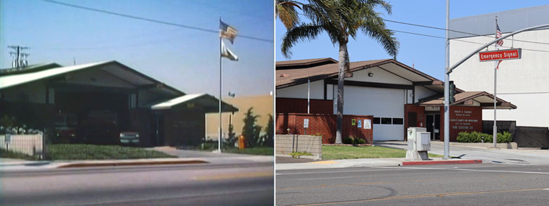 The famous fire station from the TV series Emergency!