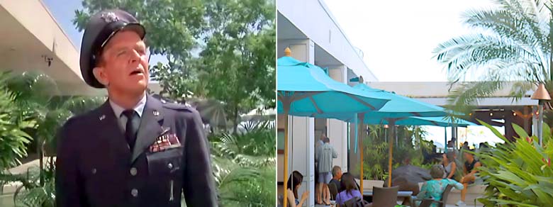A scene from the episode Battle of Waikiki from the TV series I Dream of Jeannie.