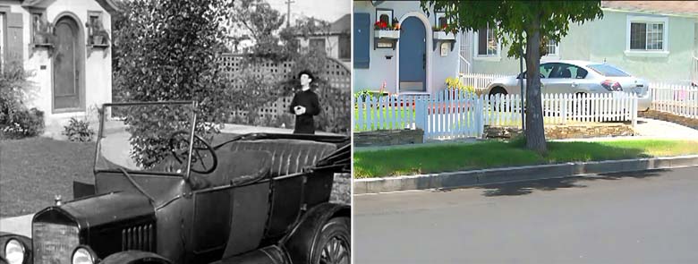 A scene from the Laurel and Hardy movie Perfect Day.