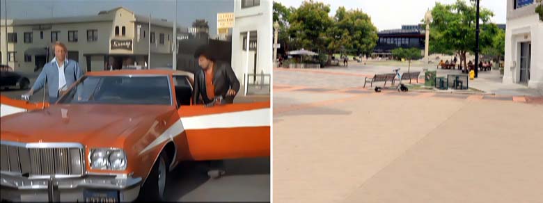 A scene from the episode Long Walk Down A Short Dirt Road from the TV series Starsky and Hutch.