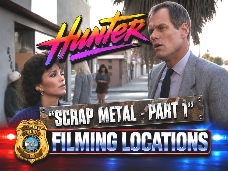 Hunter filming location in northeast Culver City